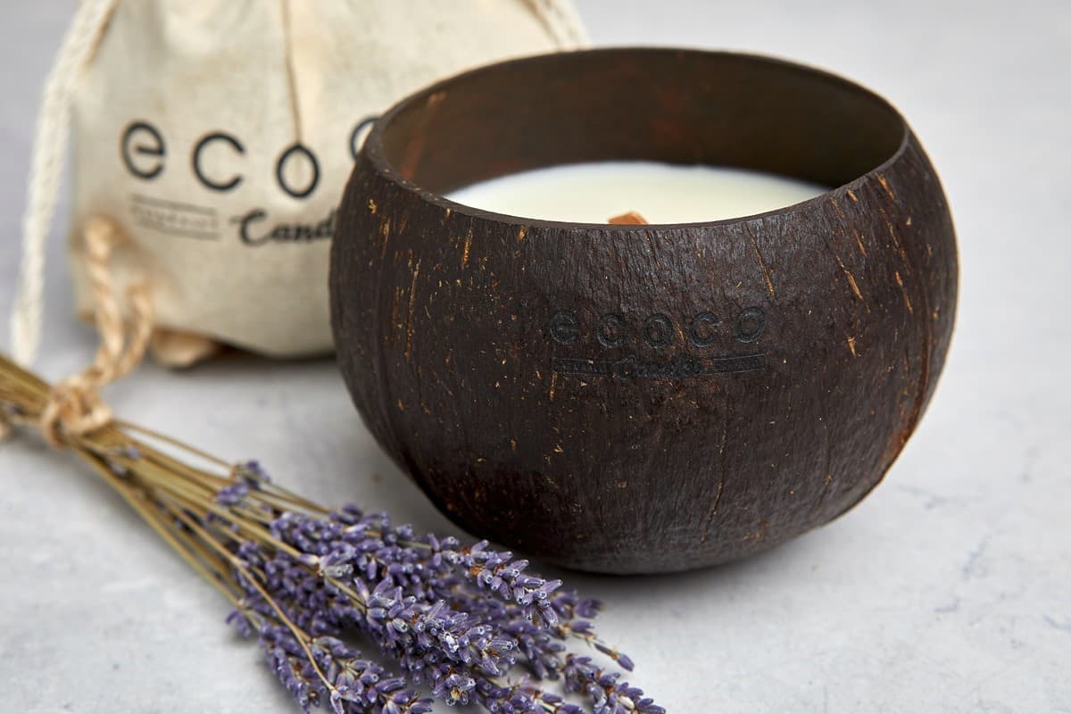 Ecoco świeca - lawenda