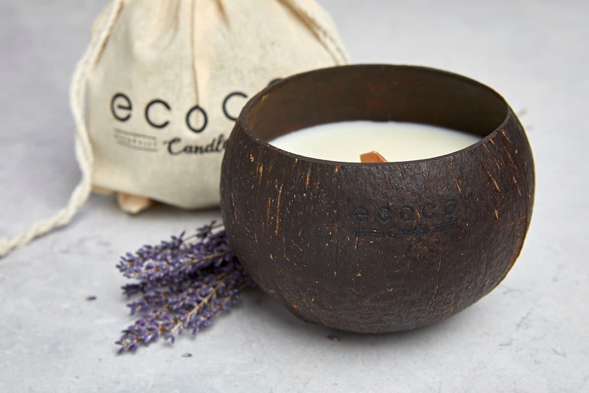 Ecoco świeca - lawenda