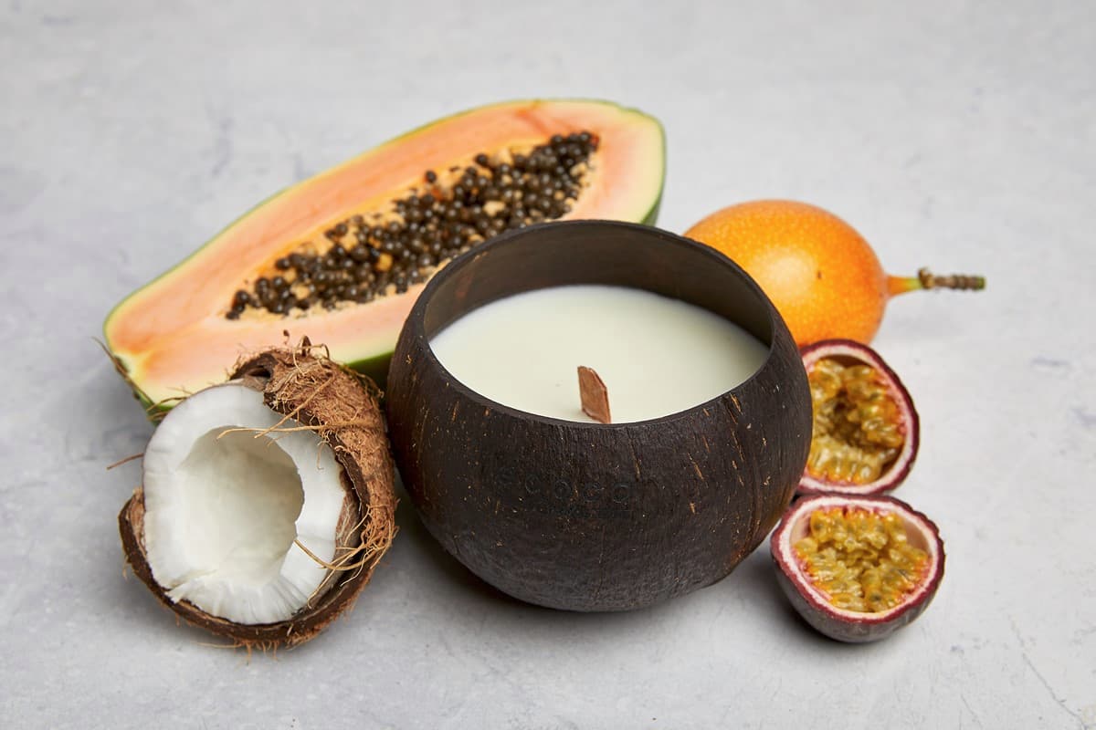 ecoco świeca- owoce tropikalne